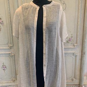Eileen Fisher Gauze casual cover-up 1X
